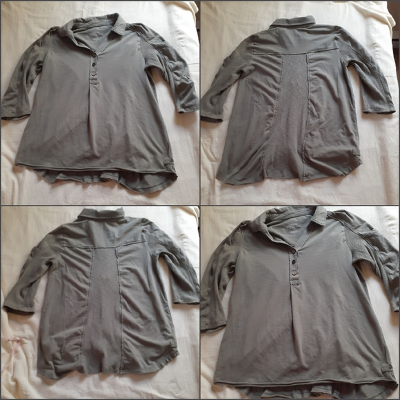 Neon Buddha Medium Khaki ¾ Sleeve Collared - Picture 11 of 16